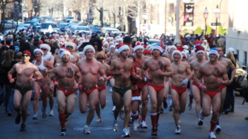 SSR Santa Speedo Boston