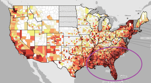 AIDS infection rates in US