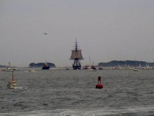 USS Constitution sailing