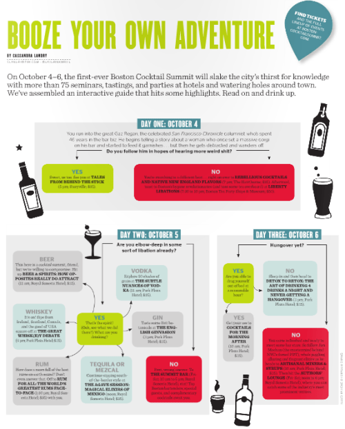 Boston Phoenix Cocktail Summit Decision Tree