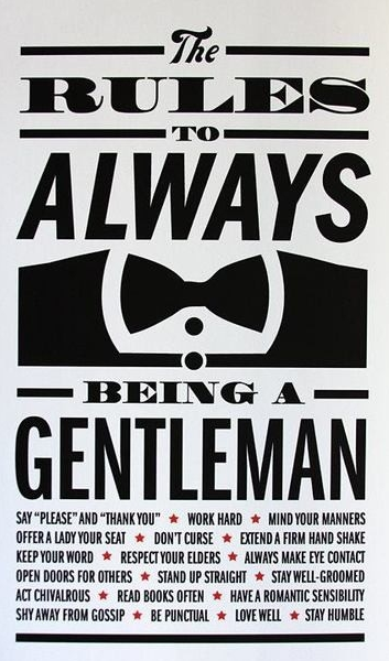 Gentleman Rules