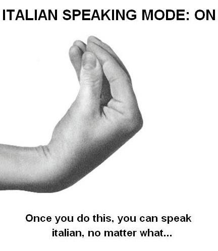 Speaking Italian