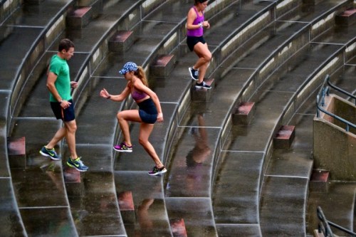 The November Project Wednesday morning workout at Harvard