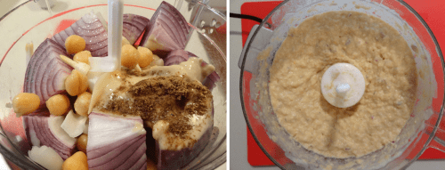 making hummus