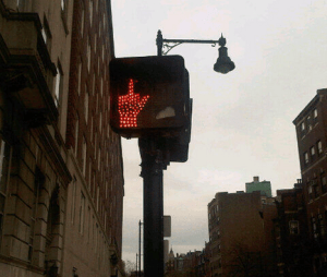 Boston crosswalk