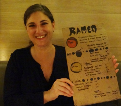 Uni Ramen Menu