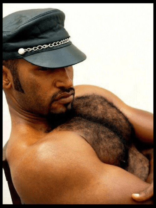 handsome guy, leather