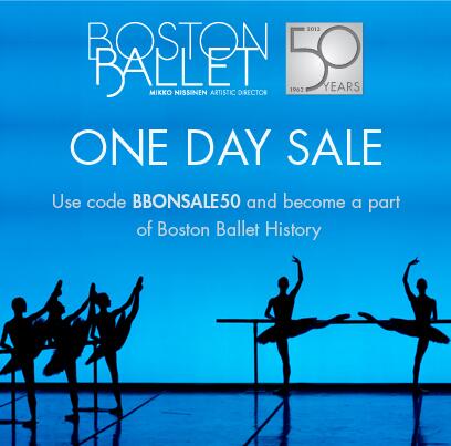 Boston Ballet One Day Sale
