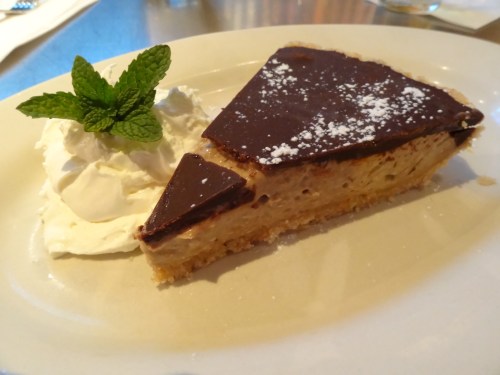 Estelle's Chocolate Peanut Butter and Banana Pie $6.95
