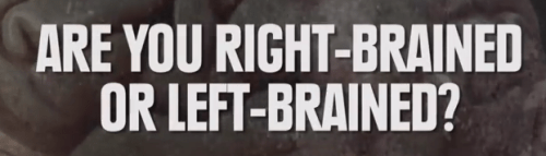 left or right brained