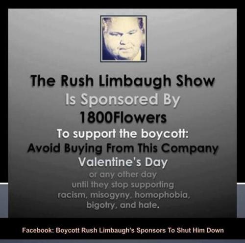 Rush Limbaugh boycott