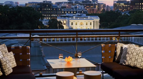 POV view of white house