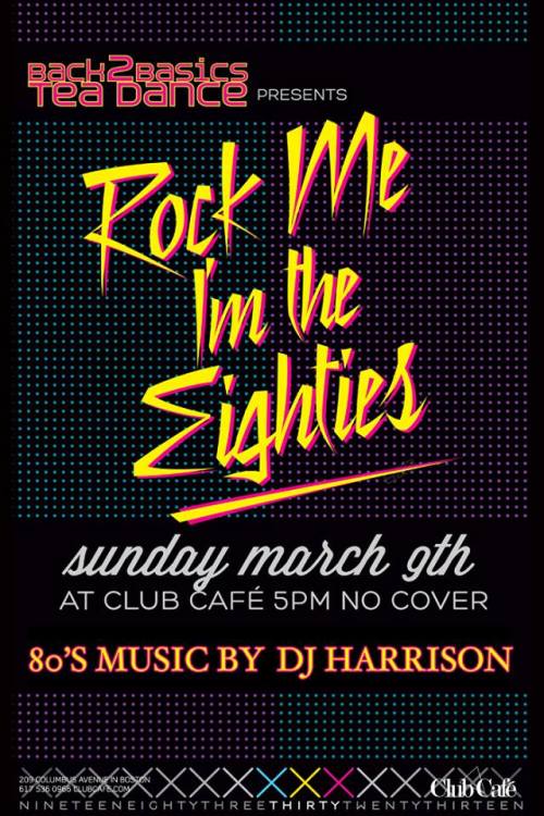 Back2Basics Tea Dance at Club Cafe