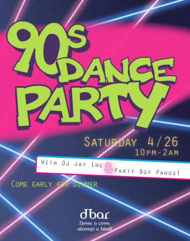 90s Dance Party at dBar