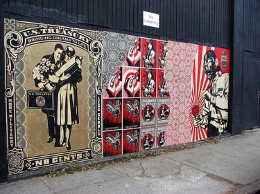 shepard fairey street art in boston