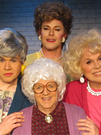 The golden gals at the Art House