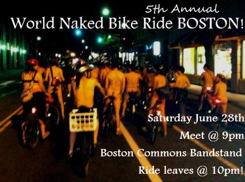 Boston Bike Ride Naked
