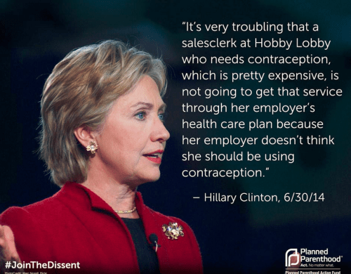 Supreme court ruling on birth control