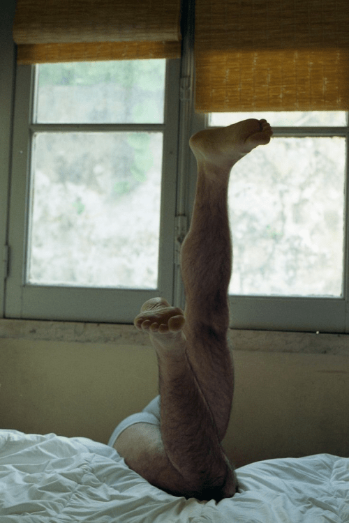 Scruffy Sunday out of bed