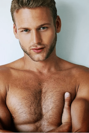 handsome, shirtless, gay