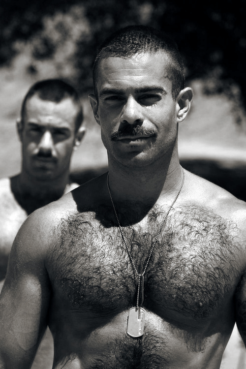 Shirtless men, handsome, hunk, hairy, furry