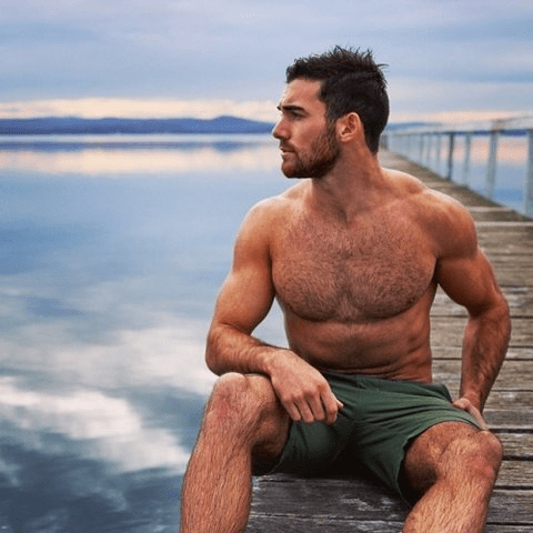 handsome, hunk, shirtless man, mancandy