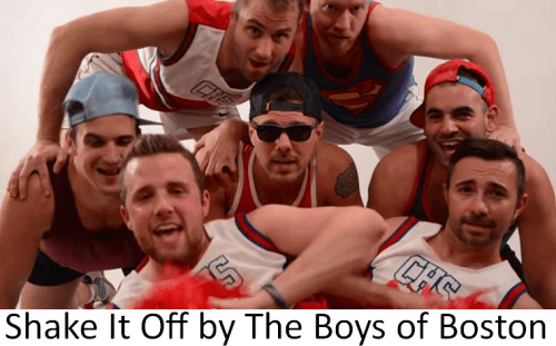 Boston Gay Football, Taylor Swift Shake It Off video, BosGuy, Boston, Guy