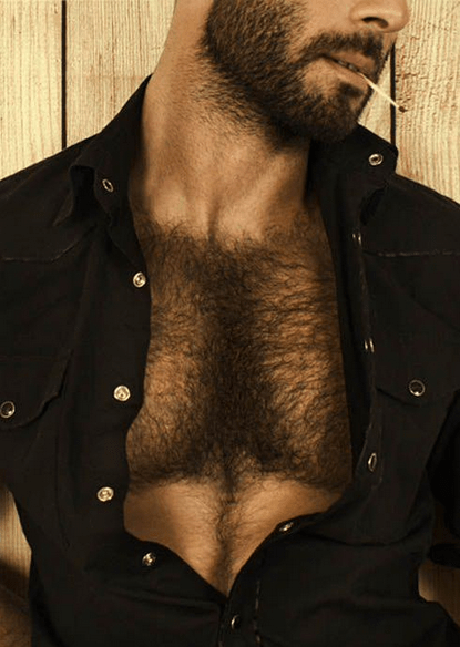hairy chest, handsome, beard, hunk