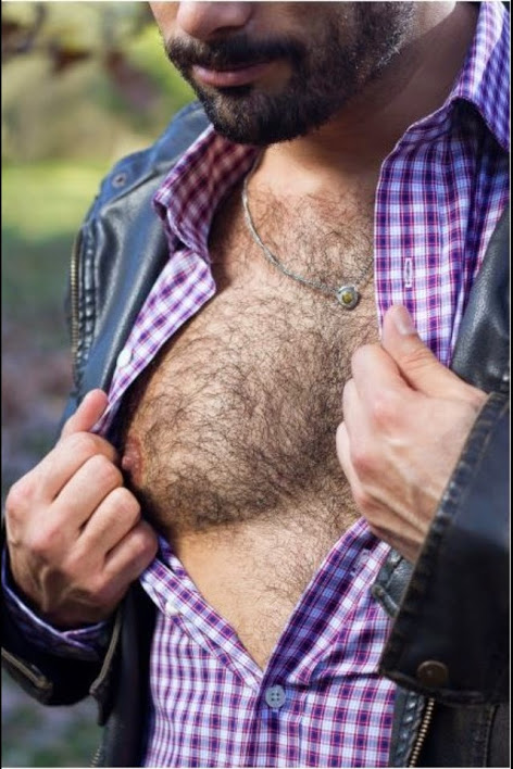 Furry Friday, hairy chest, hunk, handsome