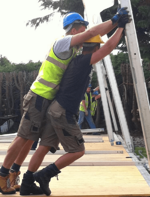 men at work, construction workers