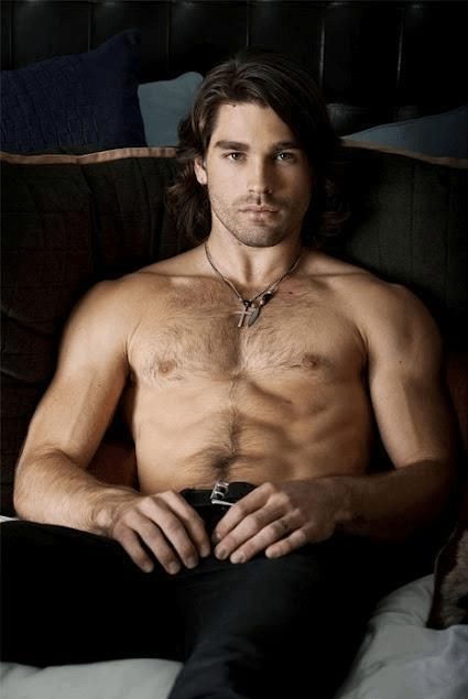 handsome, hunk, shirtless guy