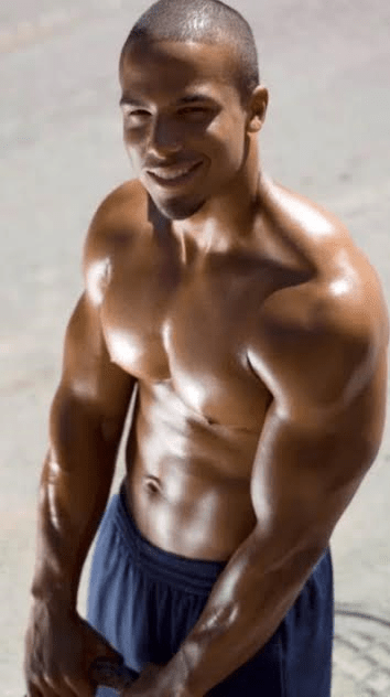 handsome, hunk, gay, black man