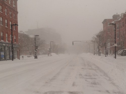 View of Tremont Street in the South End Boston