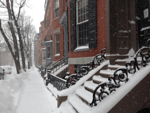 View of Waltham Street in the South End, Boston