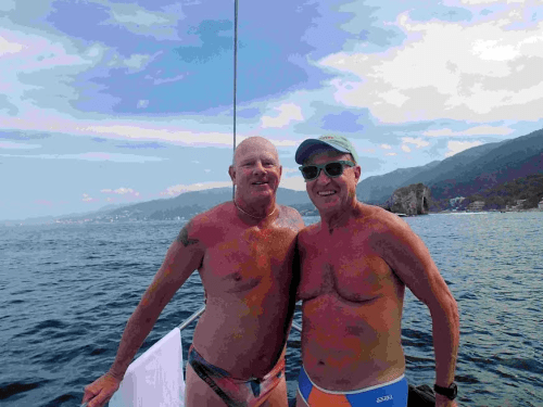 George and Bruce in Puerta Vallata Mexico Feb 2015