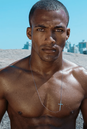 hunk, black, chest, eyes