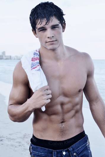 handsome, hunk, shirtless, abs, pecs