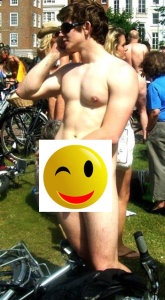 Boston World Naked Bike Rider