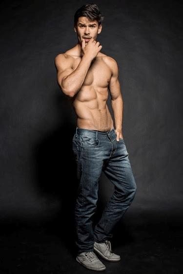 handsome, hunk, shirtless, muscles