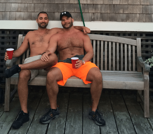 handsome, couple, Ptown, Provincetown
