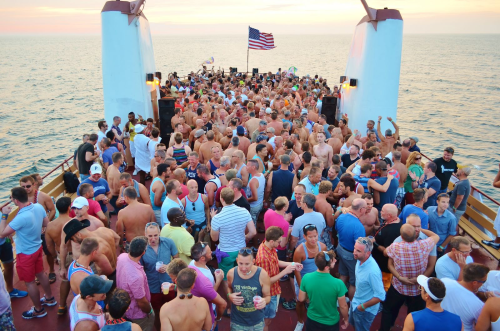 Carnival Week boat cruise in Provincetown