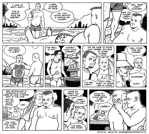 gay cartoon, gay comic strip