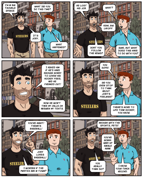 gay comic strip, gay cartoon