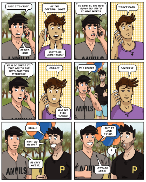 gay comic strip, gay cartoon