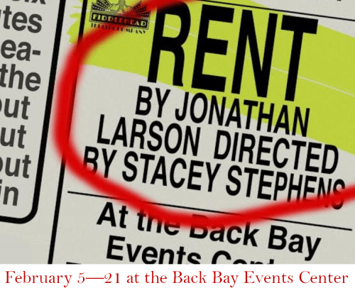 Rent Fiddlehead Theatre Boston