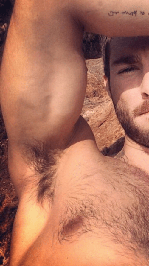 handsome, hunk, hairy, armpits