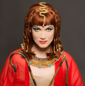 Charles Busch as 'Cleopatra' courtesy of David Rodgers