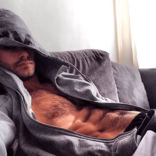 handsome, hunk, hairy, furry chest