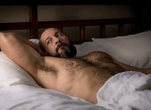 handsome, hunk, man in bed, gay