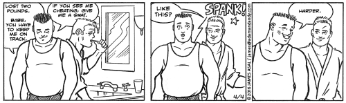 gay cartoon, gay comic strip